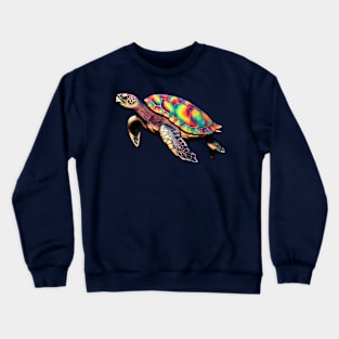 Tie Dye Sea Turtle Crewneck Sweatshirt